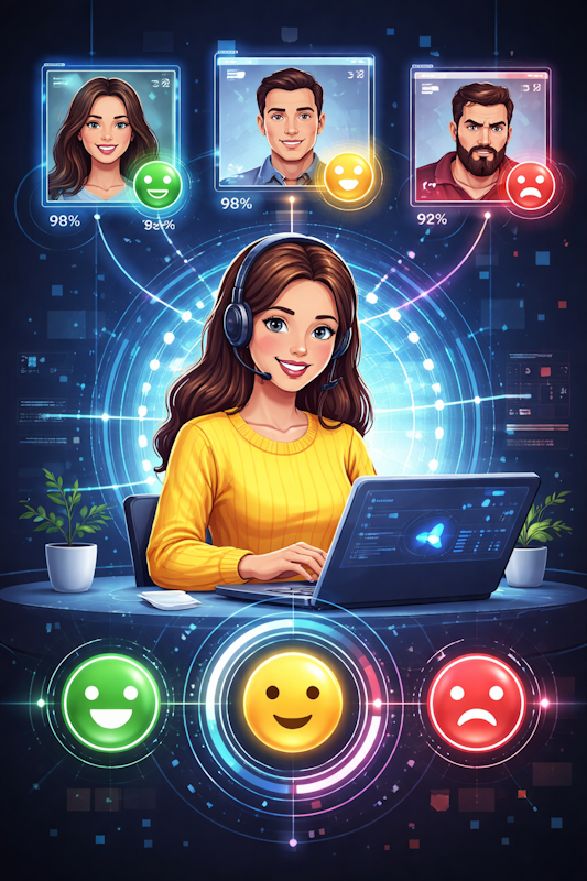 Определение эмоций клиентов